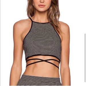 Black & White Stripe Top As Seen on Kendall & Gigi